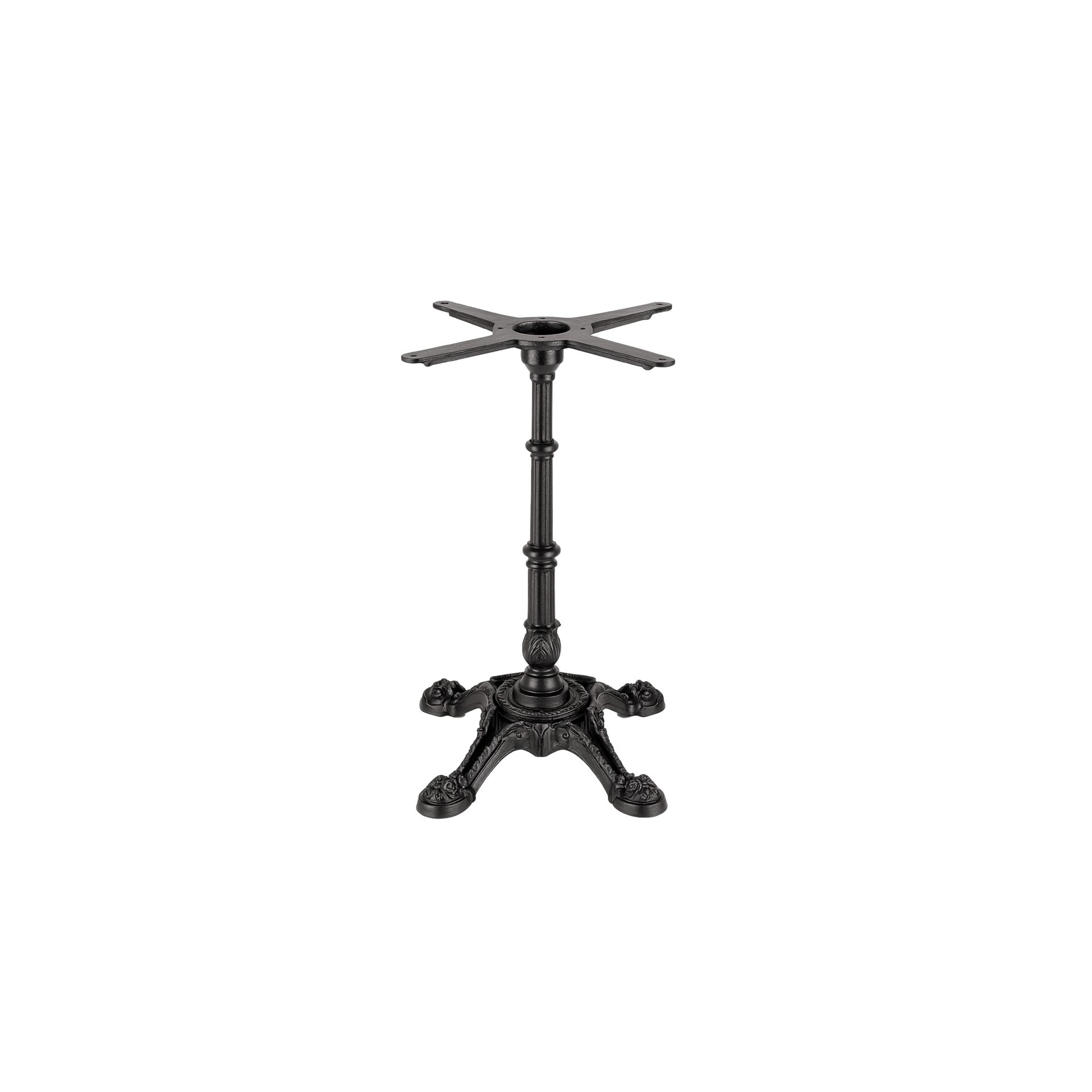 Cast Iron Black Ornate Base (Dining)