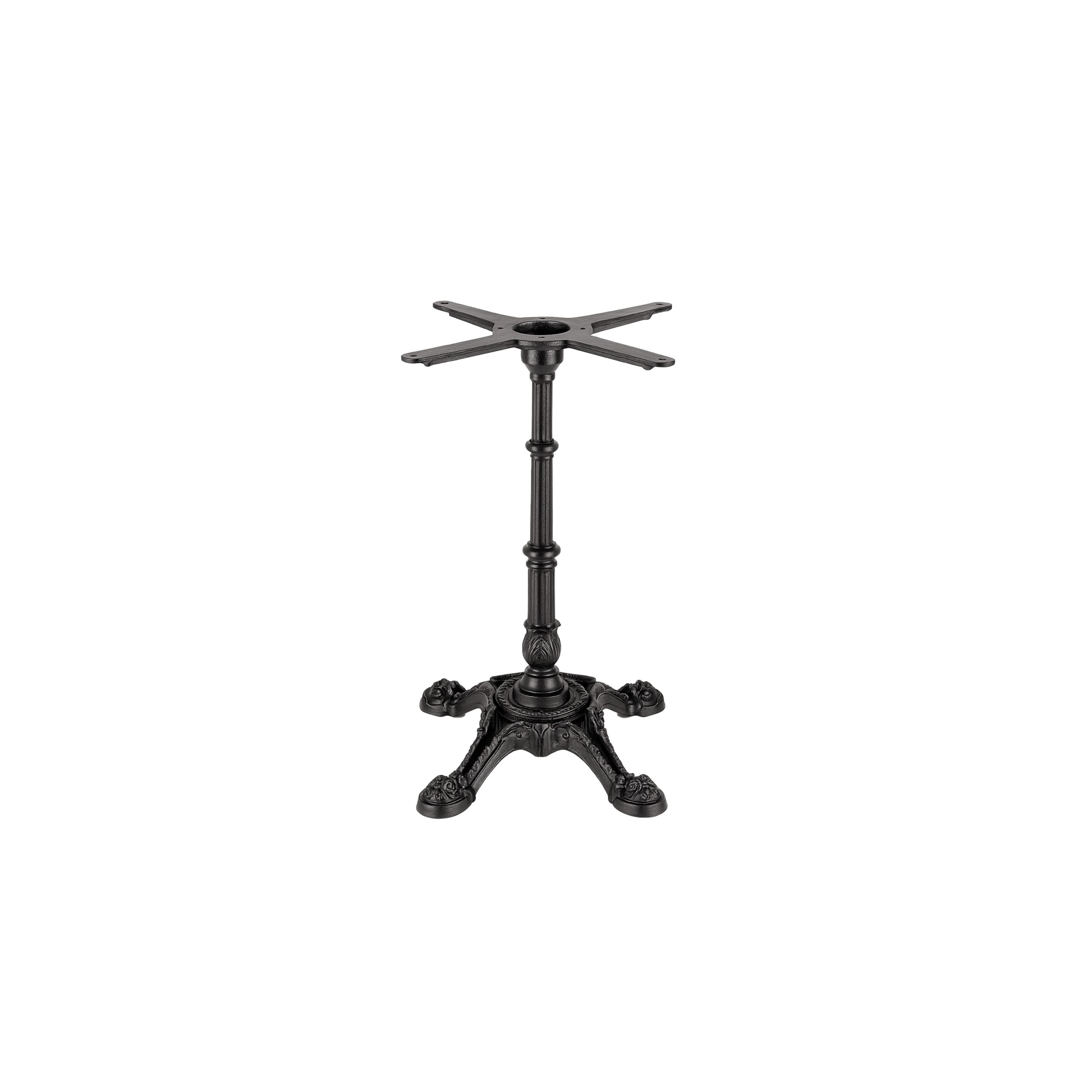 Cast Iron Black Ornate Base (Dining)