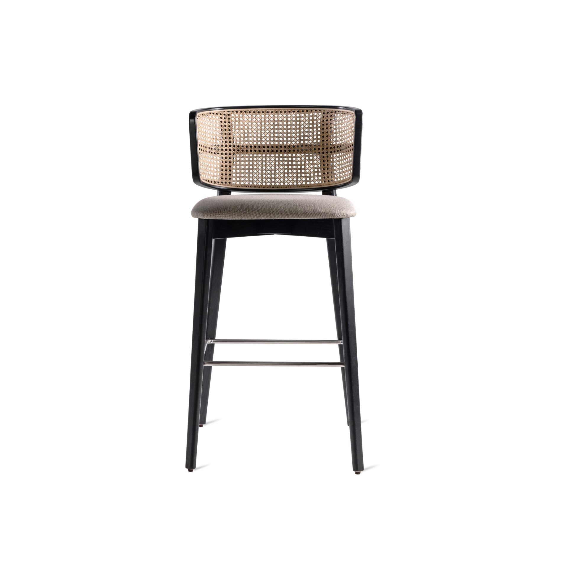 Conrad Wicker Barstool