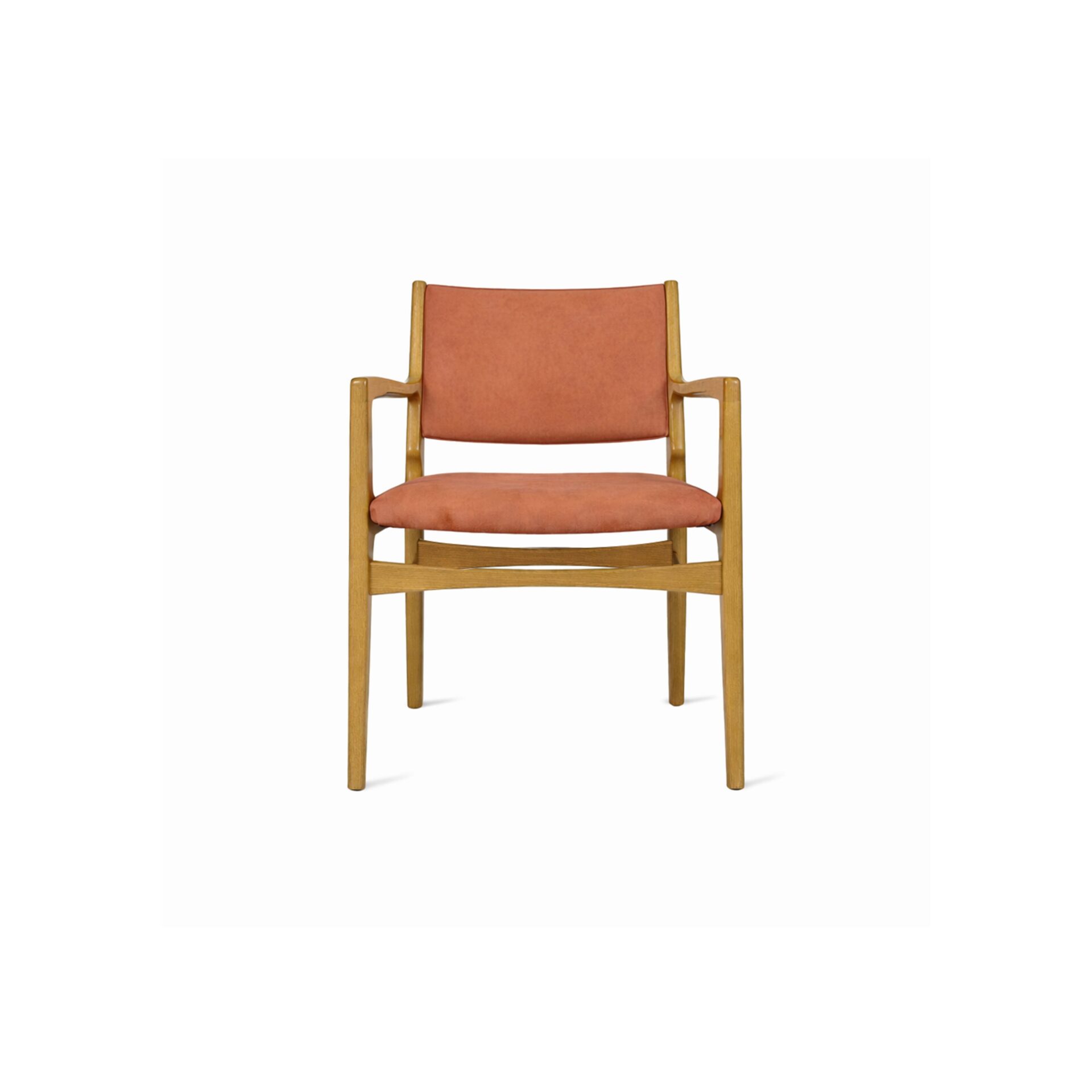 Moussy Armchair (Upholstered Front / Woven Back)