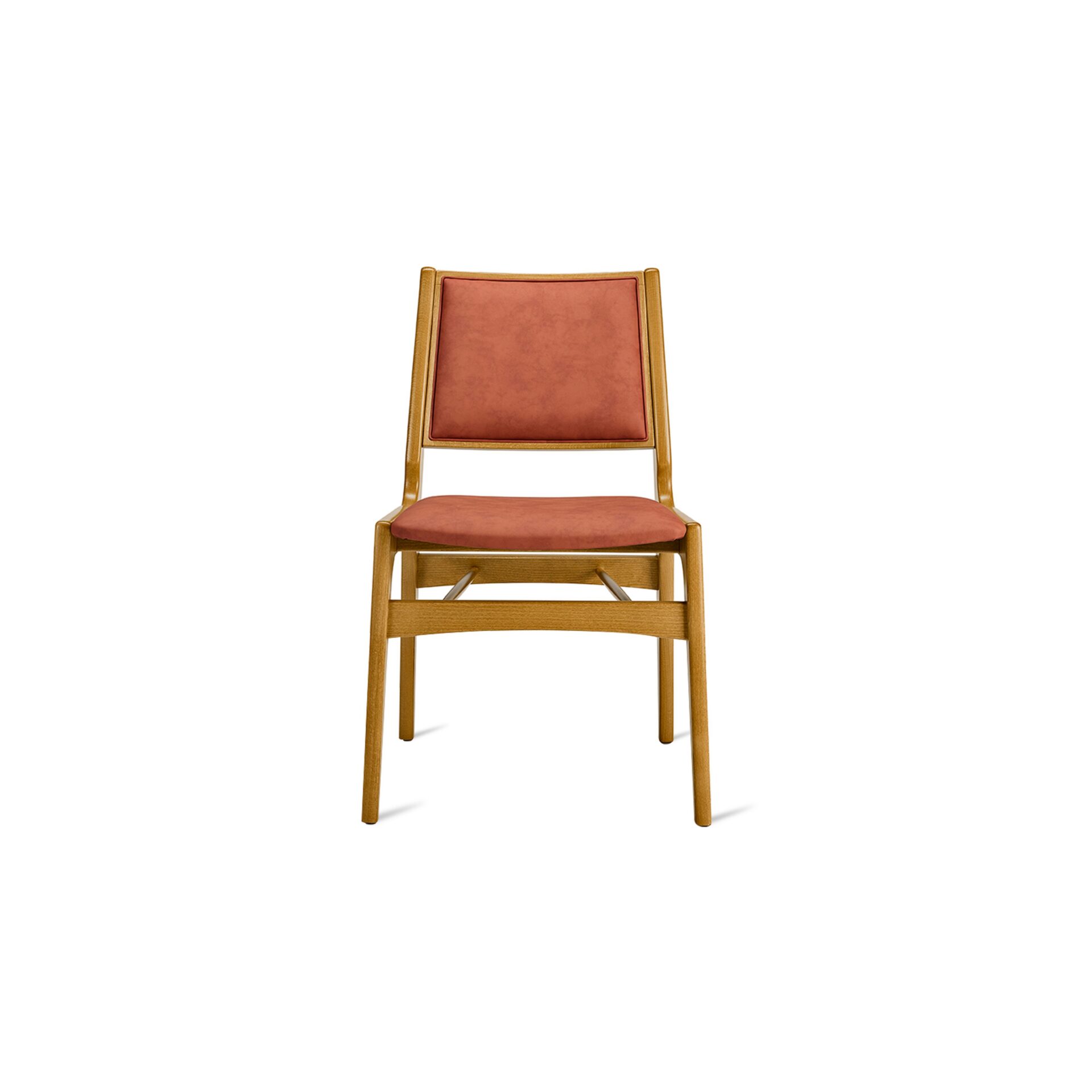 Moussy Side Chair (Upholstered Front / Woven Back)