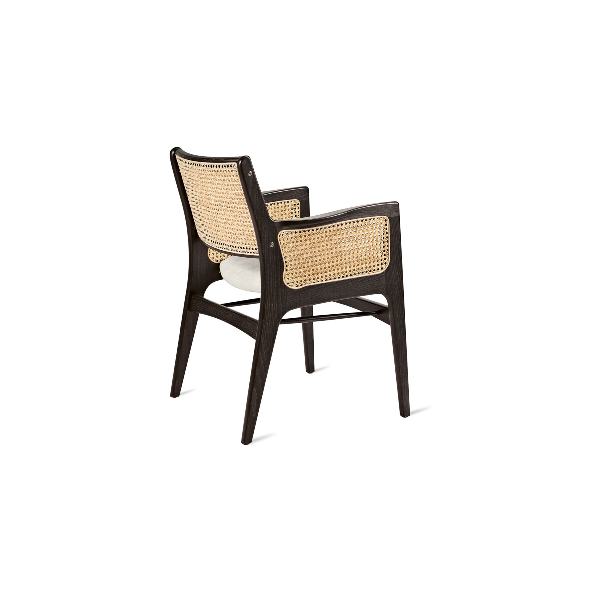Moussy Armchair (Woven Back | Panel Arms)