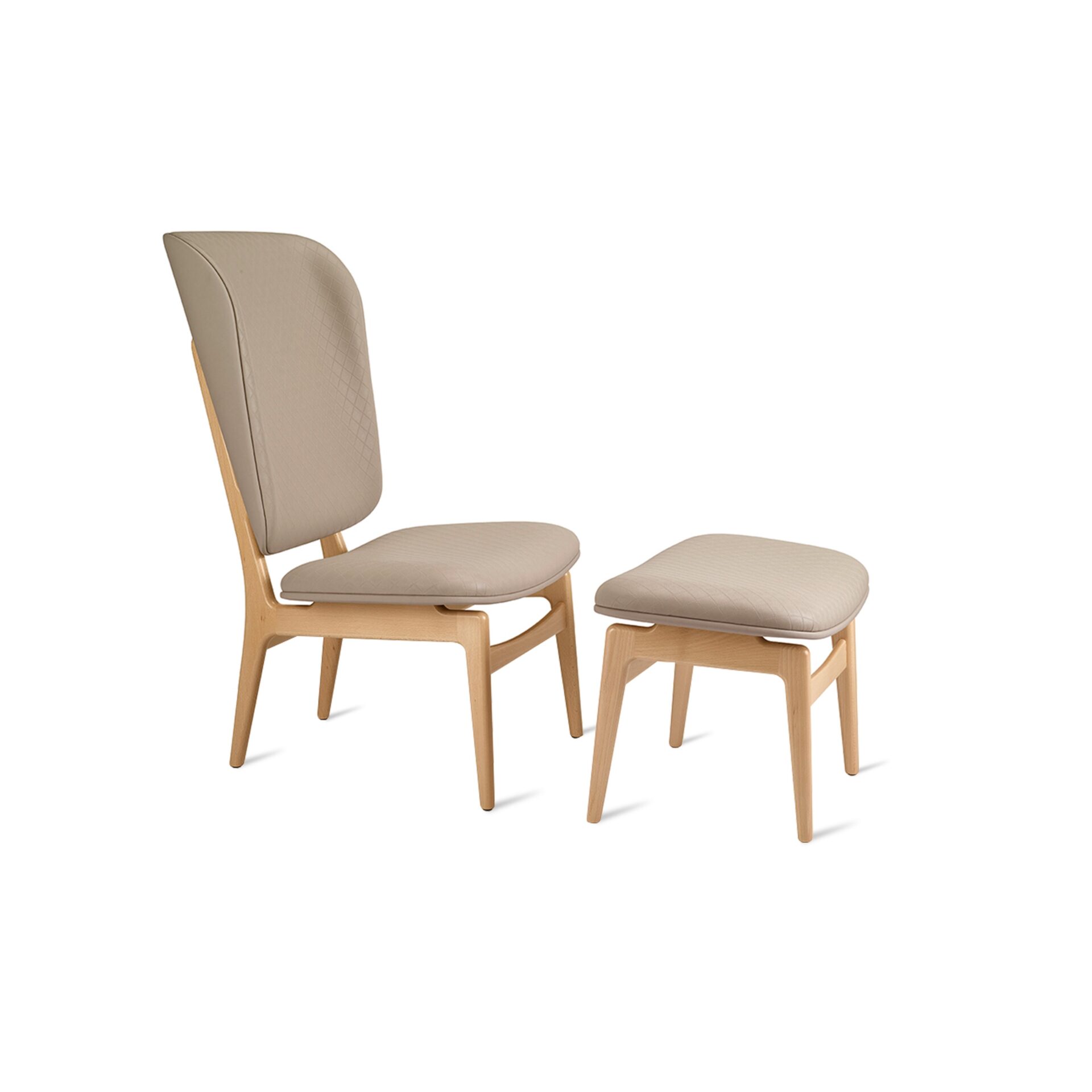 Kira Lounge Chair 
(High Back-Fully Upholstered)