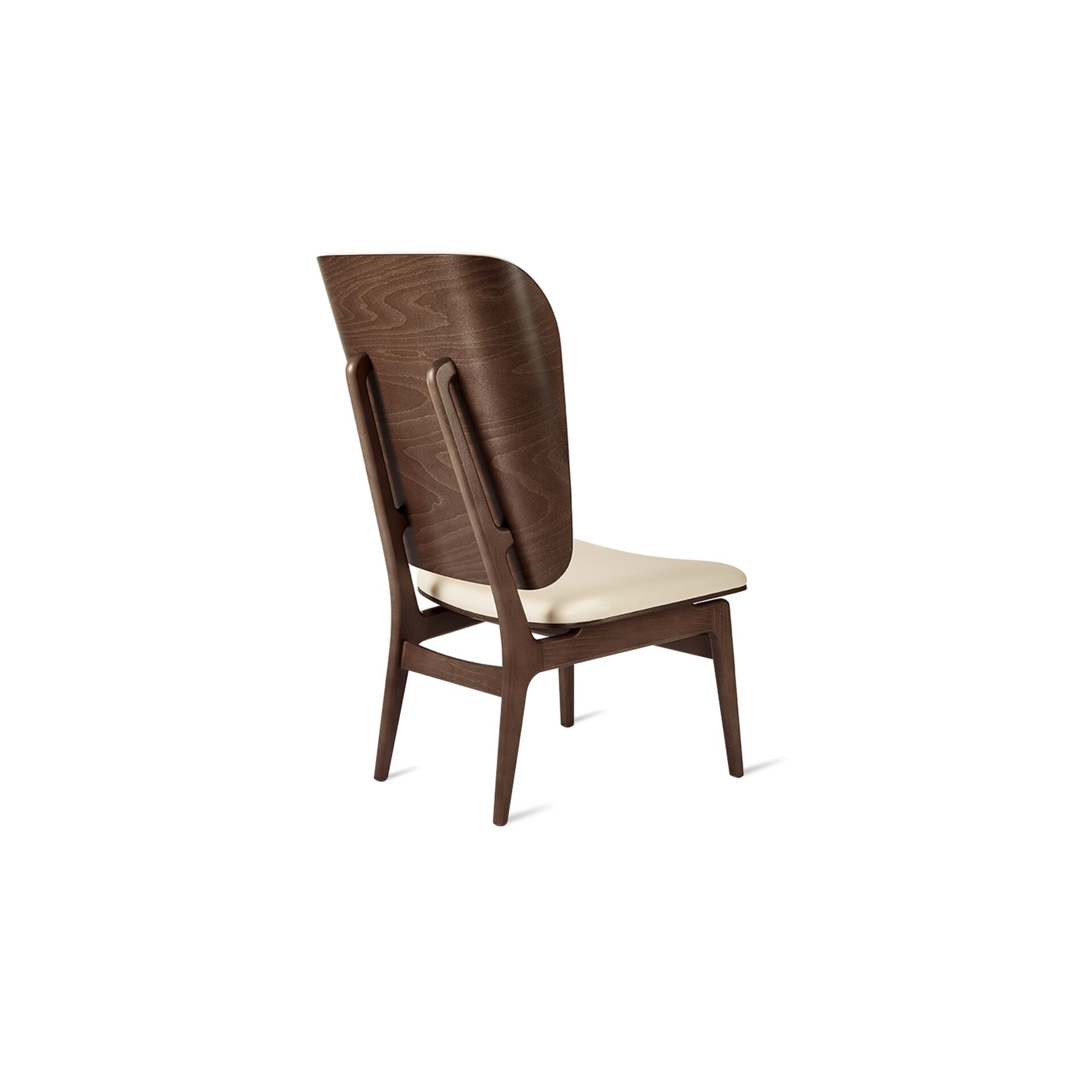 Kira Lounge Chair 
(High Back-Wood Back)