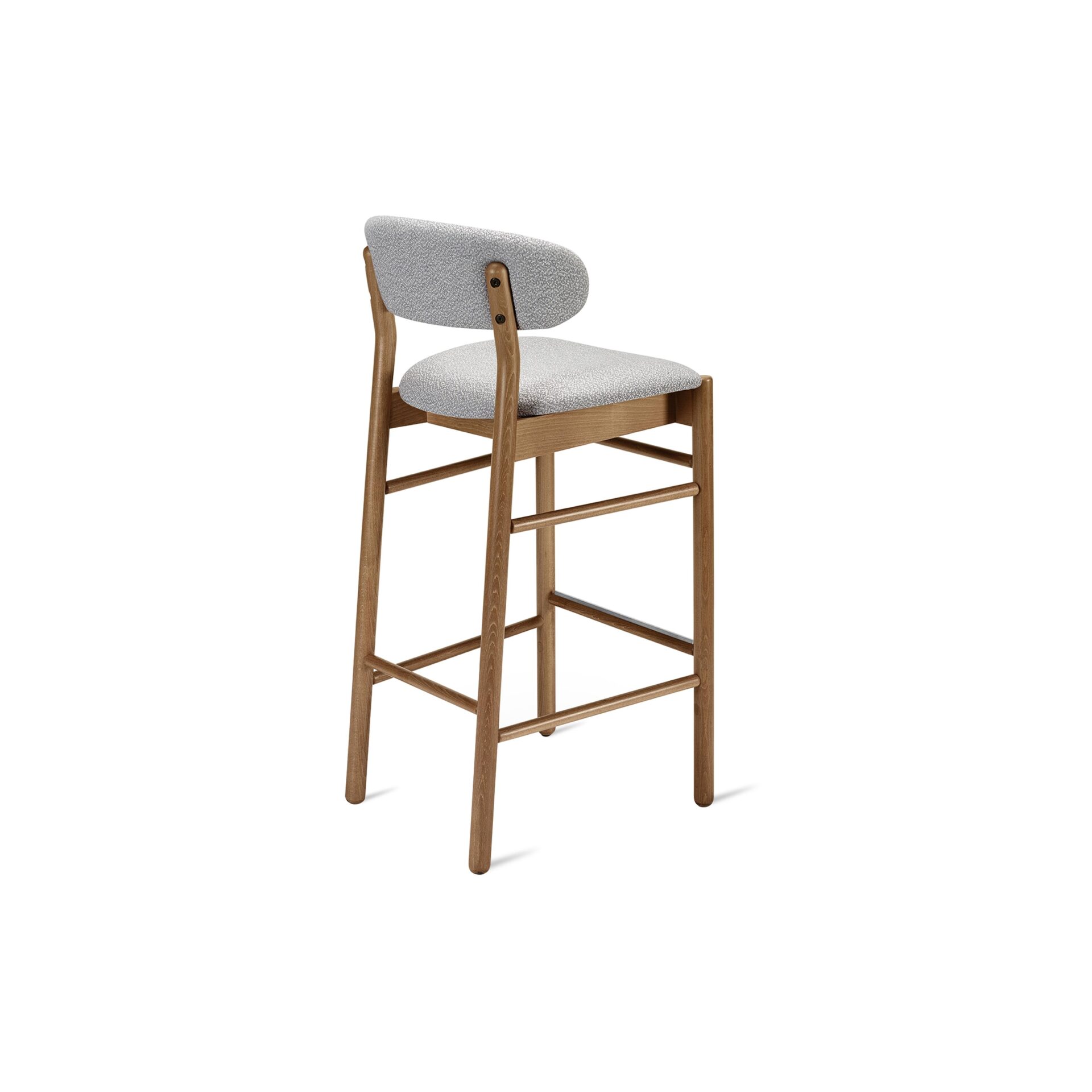Cassian Barstool (Upholstered Back)