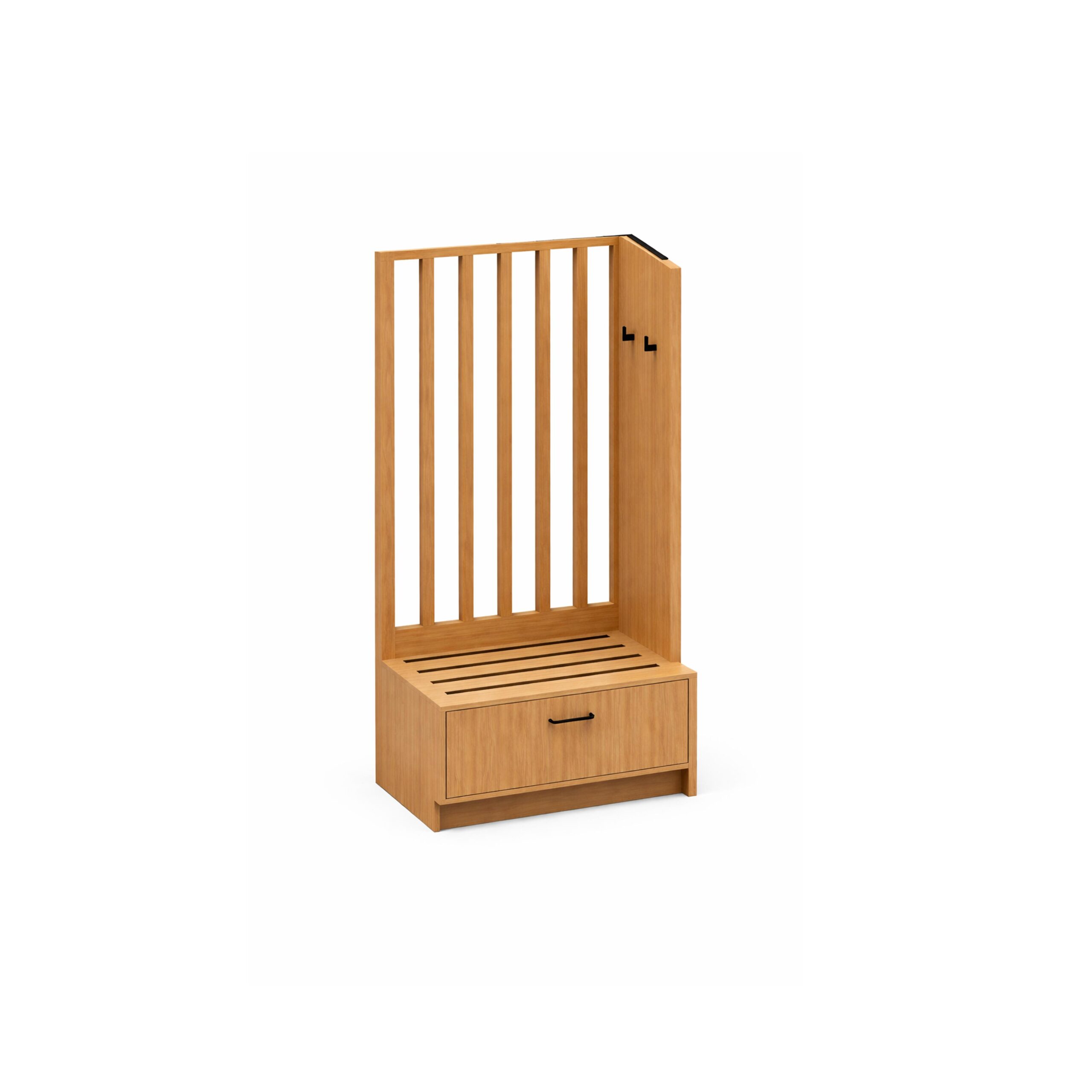 HI-GR-359L | Screen Wall with Luggage Bench (Right)